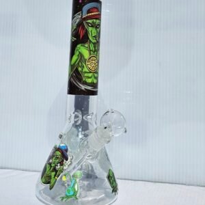 Bong De Vidrio - Modelo "Alien Verde 420"