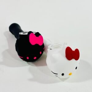Pipas De Silicon - "Kitty" | Solo color Blanco |