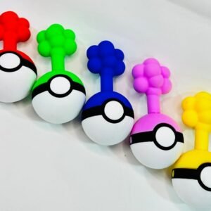 Poke ball - Pipa Silicon (Colores al azar)