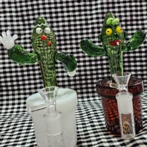 Bong De Vidrio - Diseño "Cactus Animado"