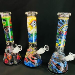 “25cm” Bongs De Vidrio - Modelo “iluminati” (Modelo al azar)