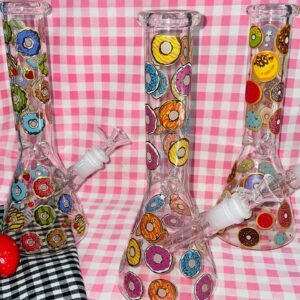 ”25cm” Bongs De Vidrio – Modelo "Donas” | Modelo al azar |
