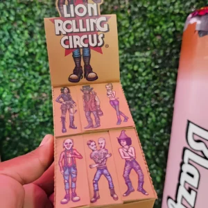Lion Rolling Circus - Filtros Regular Unbleached | 24 Libritos Por Caja |
