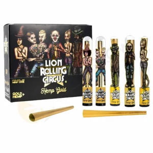 Lion Rolling Circus - Cono Dorado (1 Pz Por Tubo)