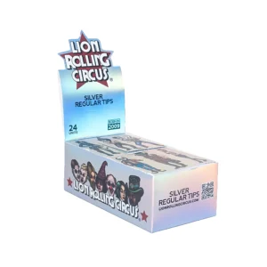 Lion Rolling Circus Filtros Silver Regular | 24 libritos por caja |