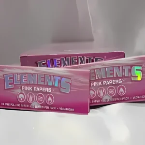 Elements - 1 1/4 Pink | 25 Libritos Por Caja | 50 Hojas x Libro
