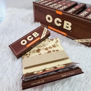 OCB - 1 1/4 Virgin | 24 Libritos + Filtros Por Caja | 50 Hojas + 50 Filtros x Libro