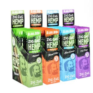 Zig-Zag Blunt 2 Wraps Por Paquete | 25 Paquete Por Caja |