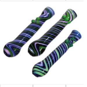 One Hitters De Vidrio "8cm" Modelo Black Candy | Colores al azar |