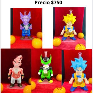 Bongs De Vidrio & Plastico Ultra Resistente Modelo "Anime"