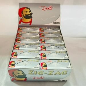 Zig - Zag Rolls Silver Slim | 24 Rollos Por Caja  |