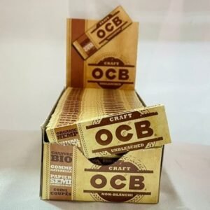 OCB - Craft Unbleached 69mm | 50 Libritos Por Caja  50 Hojas x Libro