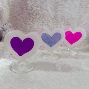 Dab Bongs De Vidrio - Modelo "Corazon" | Color al azar |