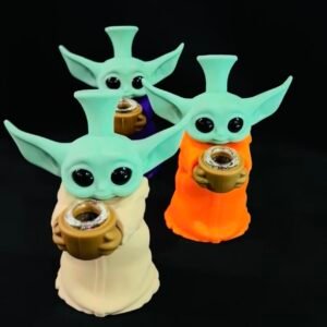 Bong Silicón Modelo "Yoda" | Color al azar |