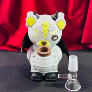 Bong Silicón Modelo "Oso Zombie" | Color al azar |