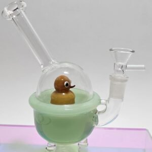 "16cm" Bong De Vidrio | Pato Nave | Color al azar