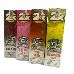 Blunt Wraps Double Platinum - 2 Wraps Por Paquete | 25 Paq Por caja |