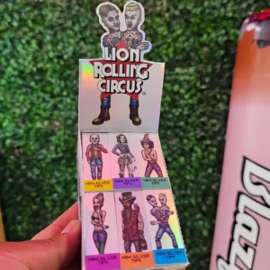 Lion Rolling Circus filtros Silver mini | 24 librito Por Caja |