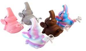 Bong Silicon - Modelo "Elefante" | Colores al azar |