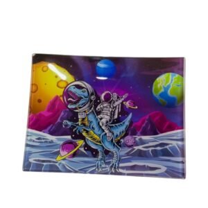 Bandeja De Vidrio - 16cm x 12cm “Rex Espacial”