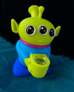 Bong Silicón Modelo "Alien"
