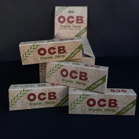 OCB 1 1/4 Organic Hemp | 24 Libritos + Filtros Por Caja | 50 Hojas + 50 Filtros x Libro