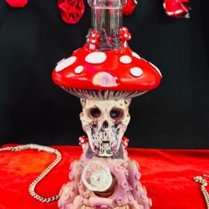 Bongs Silicon/Con Vidrio - Hongo Calavera