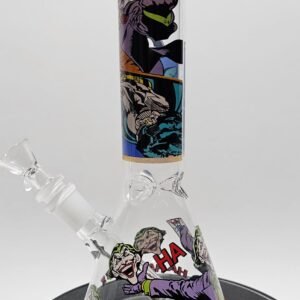 “25cm” Bongs D/Vidrio - Estampado Joker | Tipo Beaker |