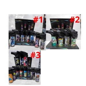 Techno Torch - 1 Sola Flama (12pcs x Display)