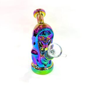 Bongs De Vidrio - Calavera Tornasol #3 (Unico Color)