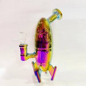 Bongs De Vidrio - Modelo "Cohete Tornasol"