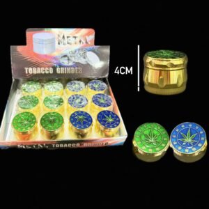 Grinder - Aluminio/Dorado “Hoja De W’’d”