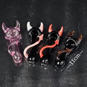 Pipa De Vidrio  - Modelo "Diablito" | Colores al azar |