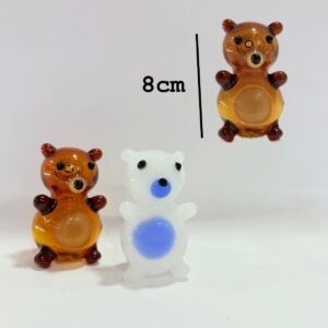 Pipa D/Vidrio - “Oso” | Color al azar |