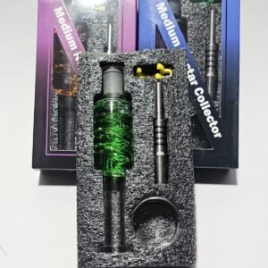 Set Nector Collector De Vidrio - Con Glicerina (Color al azar)