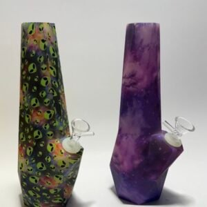 "25cm" Bong Silicón | "#10" | Solo Color Morado