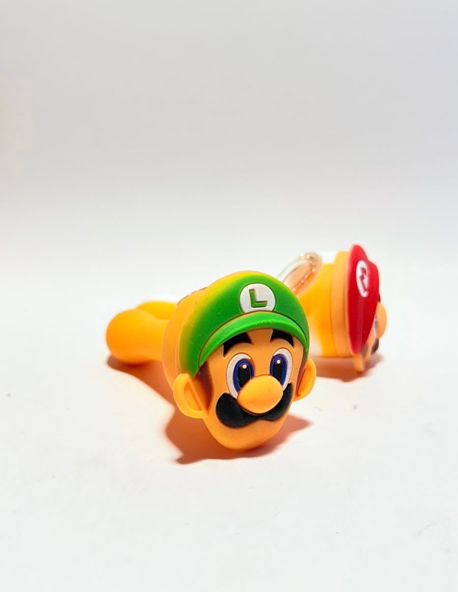 Pipa Silicon - "Cabeza Plomero Luigi” |