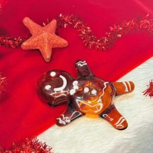 Pipa De Vidrio - "Galleta De Navidad"