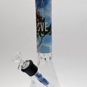 “25cm” Bongs D/Vidrio - Estampado "One Love"