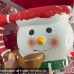 Taza De Ceramica - "Muneco De Nieve"