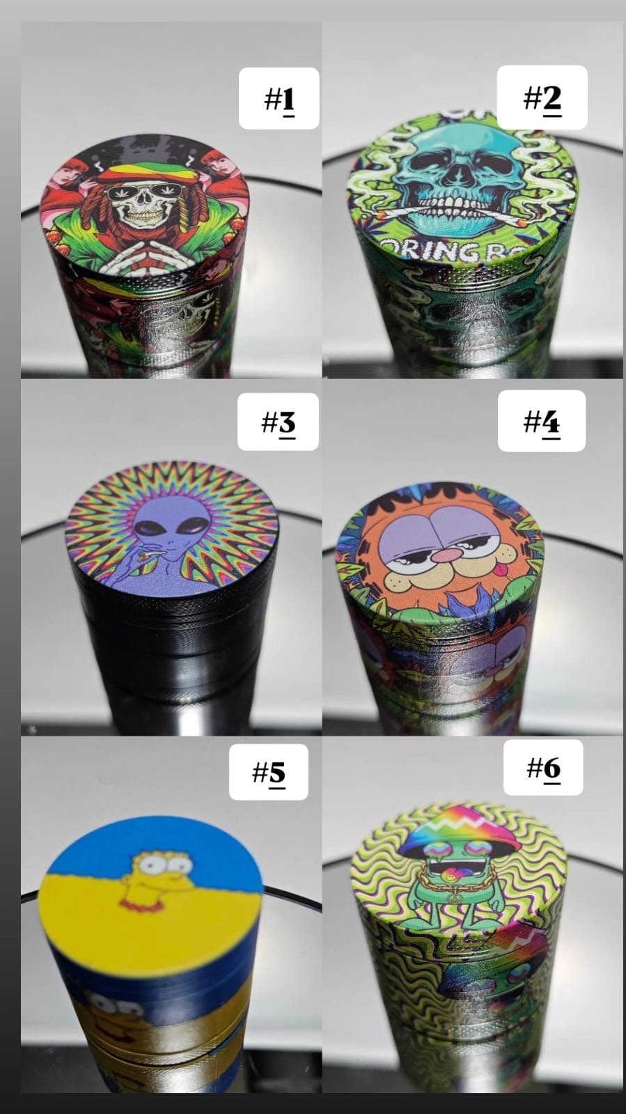 Grinder Metal 3 Niveles 50mm - #12