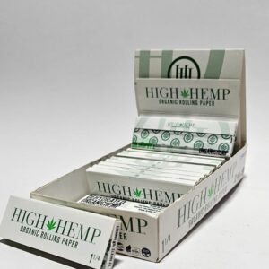 High Hemp - 1 1/4 Papel P liar | Contiene 25 Libros Por Caja |