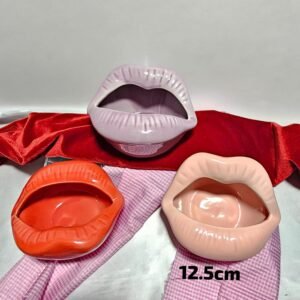 Cenicero D/Ceramica - "Labios" (Color al azar)