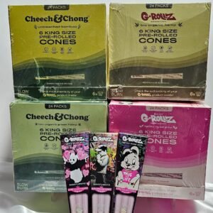 G-Rollz | Cheech & Chong - 6 Conos King Size x Paquete | 24 Paq x Caja |