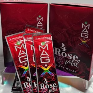 MAG-X | 4 Hemp Wraps X Paquete " Ediccion Petalo De Rosa" | 25 Paq x Caja