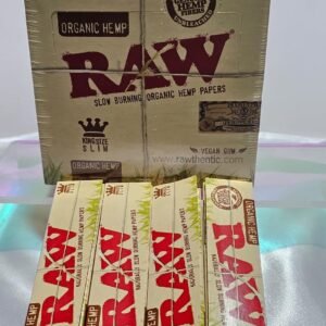 Raw - Orgánico King Size Papel Pal liar | 50 Libros x Caja |