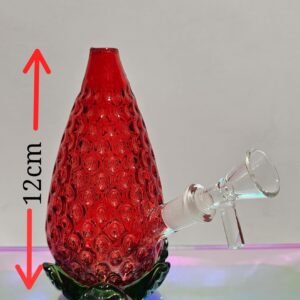 "12cm" Bubbler De Vidrio | Modelo Fresa |