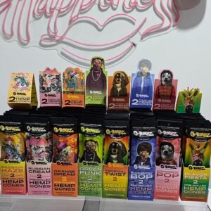 G-Rollz 2 Hemp Conos Por Paquete | 12 Paquetes Por Caja |