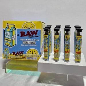 Raw - Terpenes Conos Sabor Limonada | 2 Conos x Tubo | (Solo A Baja California) Solo venta x tubo