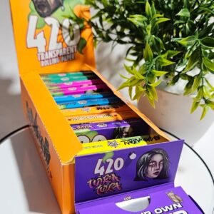Lion Rolling Circus - 420 Papel Transparente | 12 libros Block Por Cajas | 420 Hojas x Bloque de libro